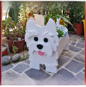 Resim Reedark Köpek Şekilli Bahçe Süs Tohumu Kasesi - Güvenli Malzeme İle Pet Dostu, Hava Dayanıklı Ve Kolay Bakım 