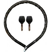 Resim Motorsiklet Kilidi Anahtarlı Körüklü Siyah 120 Cm X 22 Mm Ym-752 