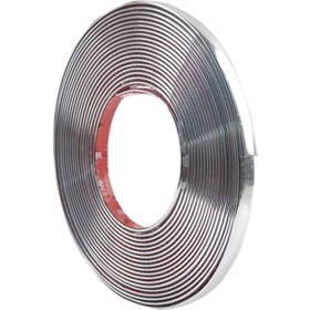 Resim Tenfowee Araç Görünüm Şeridi, 10mm X 12.5m Pvc Krom Kaplama Koruma Bandı 