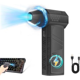 Resim Tastech MİNİ TURBO JET FAN BASIÇLI HAVA ÜFLEYİCİ ŞARJLI VANTİLATÖR 130.000 RPM BASINÇLI HAVA FANI 