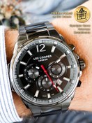 Resim Lee Cooper Full Antrasit Koyu Gri Füme Kronometreli Takvimli Erkek Kol Saati Lc07067.050 