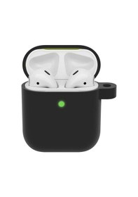 Resim Wozlo Apple Uyumlu AirPods 1. Ve 2. Nesil Koruyucu Silikon Kılıf - Silikon Koruma Kılıfı - Siyah 
