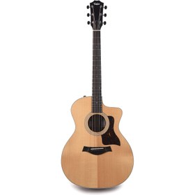 Resim Taylor 214ce Grand Auditorium Ceviz/Ladin Elektro Akustik Gitar (Natural) 