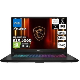 Resim MSI Katana 17 HX B14WFK-257XTRHMF20 i7-14650HX 40 GB 1 TB SSD 8 GB RTX5060 17.3" W11P Dizüstü Bilgisayar 