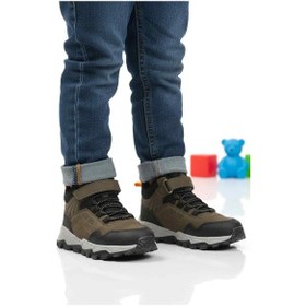 Resim Cool Haki Gri Cırtlı Erkek Çocuk Outdoor Bot Çok Renkli 