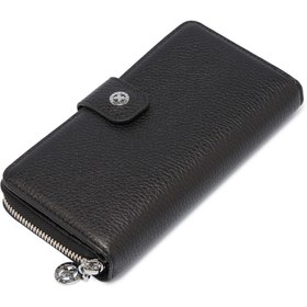 Resim Siyah Deri Kadın Cüzdan - S1CB00005789-A41 