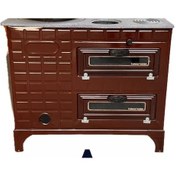 Resim Çift Fırınlı Kovalı Kuzune Turgut Soba 