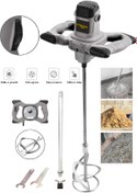 Resim CRAFTERTOOLS Germany Bakır Sargı 6 Kademe Devir Ayarlı Elektirikli Alçı Boya Ve Harç Karıştırıcı Mikser 
