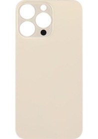 Resim Apple Uyumlu iPhone 13 Pro Arka Pil Batarya Kapağı - Lens Hariç Gold 