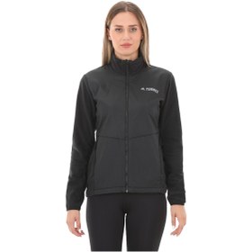 Resim adidas Gu8968-k W Mt Windfl Jkt Kadın Yağmurluk-r&amp;uuml;zgarlık Siyah 