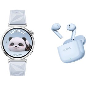 Resim Huawei Watch GT 5 41 MM Akıllı Saat (Huawei Türkiye Garantili) Mavi+Huawei Freebuds SE 2 Bluetooth 5.3 Mavi Kulaklık 