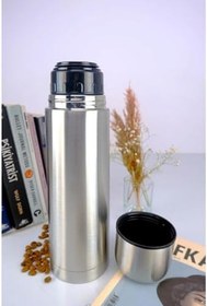 Resim Digithome Çift Katmanlı Paslanmaz Çelik Termos Bardak 750 Ml Gri - 05359 C1-1-154 