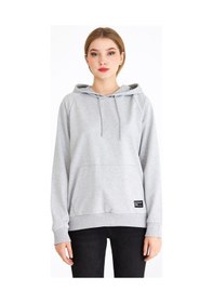 Resim Comeor Kadın Gri Basic Kapüşonlu Regular Fit Rahat Sweatshirt 001 