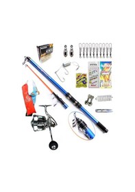 Resim Shark 6000 420cm Discovery Continental 50-100gr Profesyonel Surf Kıyı Olta Takımı Seti 