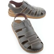 Resim Gezer Yazlık Erkek Cırtlı Ayarlanabilir Rahat Taban Sandalet Gk1yme.00141.15.0sn.ı99 Kahverengi 