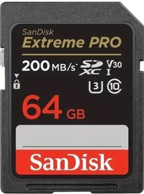 Resim Cordial Sandisk Extreme Pro 64gb Sdxc Uhs-ı V30 200mb/s 4k Video Dslr Bellek Kartı 