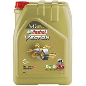 Resim 10W-40 Castrol 20 Litre Motor Yağı | Bidon E4/E7 
