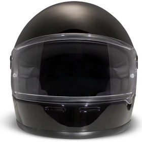 Resim DMD Fullface Rivale 06 Solid Black Kapalı Motosiklet Kaskı 