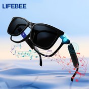 Resim LIFEE Yeni Üniseks Akıllı Kablosuz Plastik Gözlük, Çok Fonksiyonlu, Kablosuz Çağrılar, Müzik Çalma, Outdoor Spor Kulaklık, Lityum Batarya-Polimer, Uzun Batarya Ömrü, UV Koruma, Sürüş Güneş Koruması, Plaj Seyahat, Manyetik Şarj ile USB Şarj, Çalışma Gerilimi ≤36V 