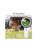 Resim Geleneksel 12 Led 10x Işıklı El Büyüteç Büyüteç Okuma Camı Lens Takı Büyüteç 