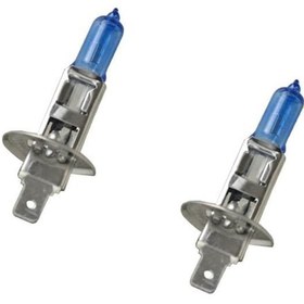 Resim H1 Süper Beyaz Oto Halojen Ampul Xenon Görünüm 100 Watt 12 Volt 