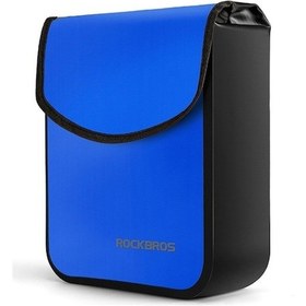 Resim Dancemonkey Rockbros 30110083001 Elektrikli Scooter Ön Asılı Çanta - Mavi, Su Geçirmez Gidon Çantası Altın 