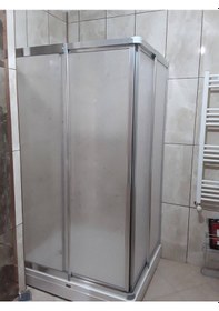 Resim Tekneli Plastik Camlı Duşakabin Nd303 Gümüş 