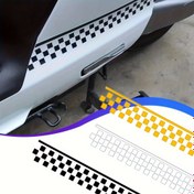 Resim Motosiklet Klasik Damalı Izgara Kendinden Yapışkanlı Kendin Yap Sticker, Motosiklet Dekorasyonu ve Kask Dekorasyon Sticker, Yakıt Tankı Kapağı Sticker Araç Yan Kapı Dekorasyon Sticker -Güzel, Ucuz, Kaliteli 