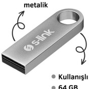 Resim S-link SL-U264 64 GB USB 2.0 Flash Driver Bellek 