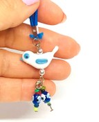 Resim Beyaz Kuş Araba Nazarlık, Cam Aksesuar, Araba Nazar Süsü 