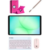 Resim Samsung Galaxy Tab A11 8gb 128GB 8.7" Tablet+ Pembe Kılıf+Kalem+Klavye+Mouse 