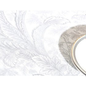 Resim Madame Coco Bernice Polycotton Masa Örtüsü - Gri - 160x160 Cm Pco-05160 X 160 Cm-gri 