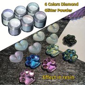 Resim Dirençli Premium Parıltı - 5g/her Epoxy Reçine Renk Pigment Tozu - Çok Amaçlı Mika Tozu, Şişe Yağı Hızlı Kum Şaklama Kalıbı Boyama Sanatı, DIY El Sanatları Bardak Boyama, Scrapbooking, Reçine, Slime, Takı DIY için İnci Pigment Tozu, Pil Olmadan 