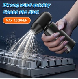 Resim Cloud011 400000 Rpm Usb Şarjlı Turbo Jet Fan Saç Kurutma Taşınabilir Yüksek Hızlı Kişisel Soğutma 