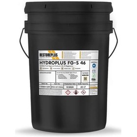 Resim Restoreplus Hydroplus Fg-S 46 Sentetik Gıda Onaylı Hidrolik Yağları H1 Tescili 20 L 