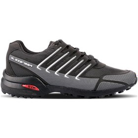 Resim Slazenger ADMISSION IN Erkek Outdoor Siyah / Beyaz 