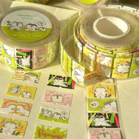 Resim 200 Sticker/Rulo Sevimli Kedi Sticker Seti - Sıcak İyileştirme Tema Tasarımı, Scrapbook Kollaj & Telefon Evrensel Dekoratif Stickerlar 