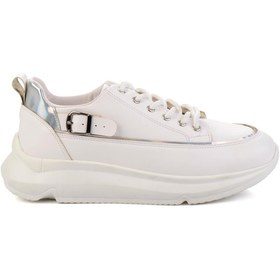 Resim Bambi Beyaz Kadın Sneaker K01228203509 