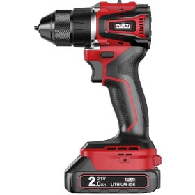 Resim Attlas ATBL 21 BLPD-202 C 21V 2x2.0AH Çift Akülü Kömürsüz Darbeli Matkap 45 NM Tork - A0104173 