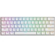 Resim Redragon K530W PRO Draconic 60% TKL Kompakt Kablosuz Bluetooth 2.4G Türkçe Q Brown Switch Beyaz Mekanik Oyuncu Klavyesi 