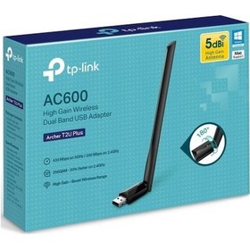 Resim TP-LINK ARCHER T2U PLUS 600MBPS DUAL BAND US WIRELESS ADAPTÖR 