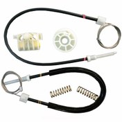 Resim Renault Laguna Mk3 2007-2015 için Sol Arka Cam Tel Halat İndirme 