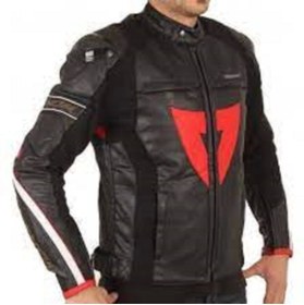 Resim Venom D1 Racing Deri Ceket Siyah 