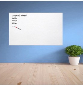 Resim Ders Çalışma Yazı Tahtası Manyetik Duvar Stickerı Beyaz 