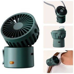 Resim Mini Taşınabilir Şarj Edilebilir Fan 1000 Mah Pil Tip-c Boyun 1 Adet 