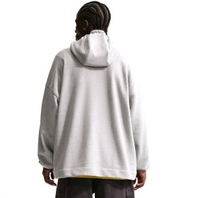 Resim Nike Sportswear Club Oversized French Terry Pullover Erkek Gri Günlük Stil Sweatshirt IF0745-063 
