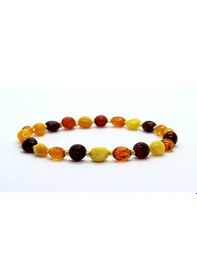 Resim Ambergold Kehribar Bileklik Damla Kehribardan Blk508 Çok Renkli 