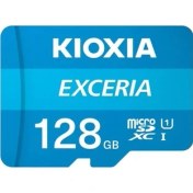 Resim Kioxia 128GB Excaria Micro SDXC UHS-1 C10 100MB/sn Hafıza Kartı LMEX1L128GG2 