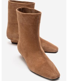 Resim Luvishoes Nacho Toprak Süet Hakiki Deri Kadın Bot Toprak 