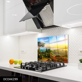 Resim Olinpa Cam Ocak Arkası Koruyucu | Doğa 